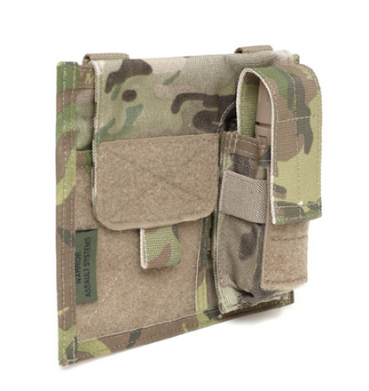 WARRIOR ASSAULT: Large Admin Panel with MOLLE Pistol/Flashlight Pouch