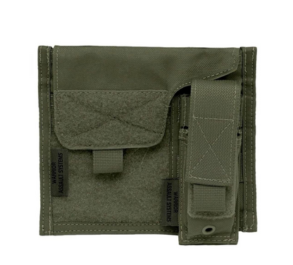WARRIOR ASSAULT: Large Admin Panel with MOLLE Pistol/Flashlight Pouch