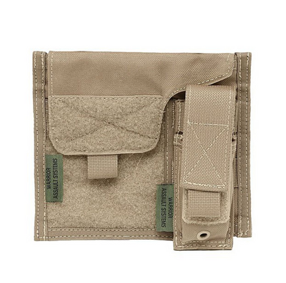 WARRIOR ASSAULT: Large Admin Panel with MOLLE Pistol/Flashlight Pouch