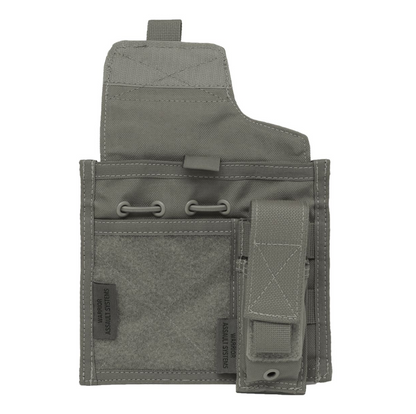 WARRIOR ASSAULT: Large Admin Panel with MOLLE Pistol/Flashlight Pouch