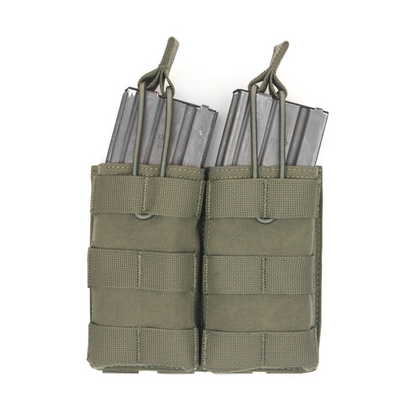 WARRIOR ASSAULT: Double MOLLE Open 5.56mm Mag Pouch