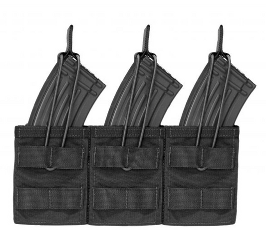 WARRIOR ASSAULT: Triple MOLLE Open AK 7.62mm Mag Pouch