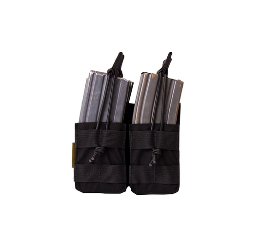 WARRIOR ASSAULT: Twin Double MOLLE Open Mag Pouch