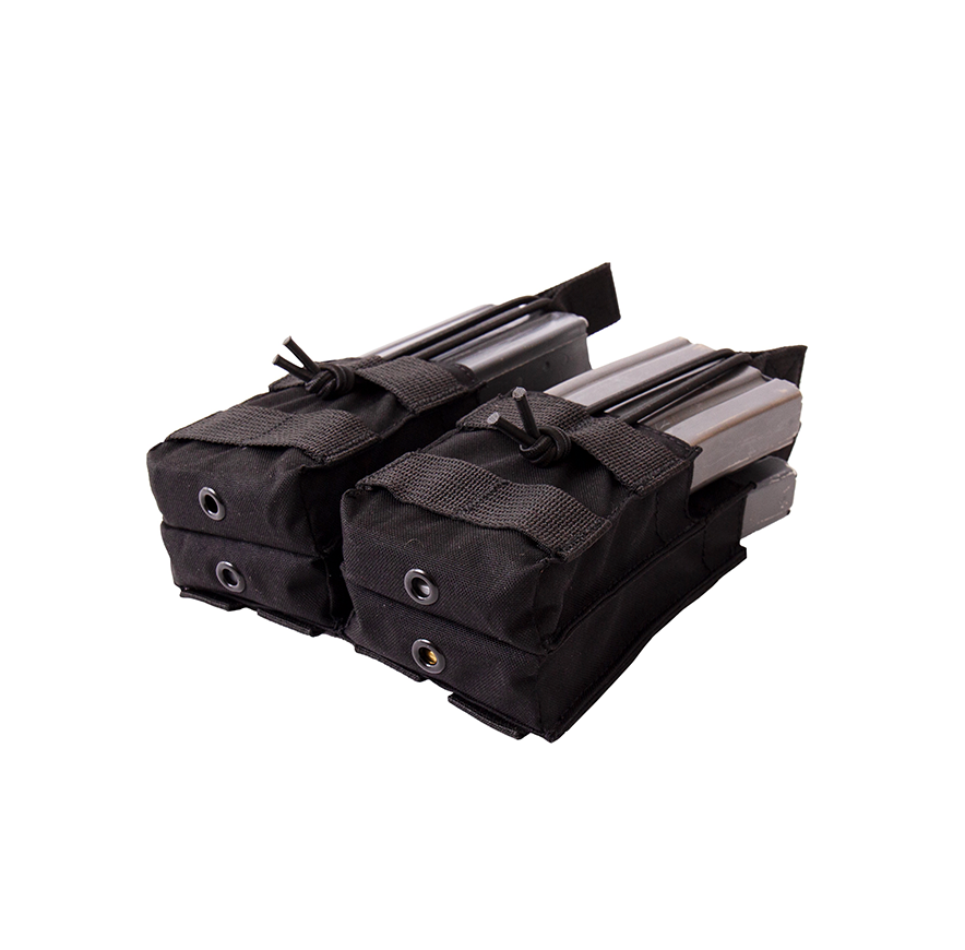 WARRIOR ASSAULT: Twin Double MOLLE Open Mag Pouch