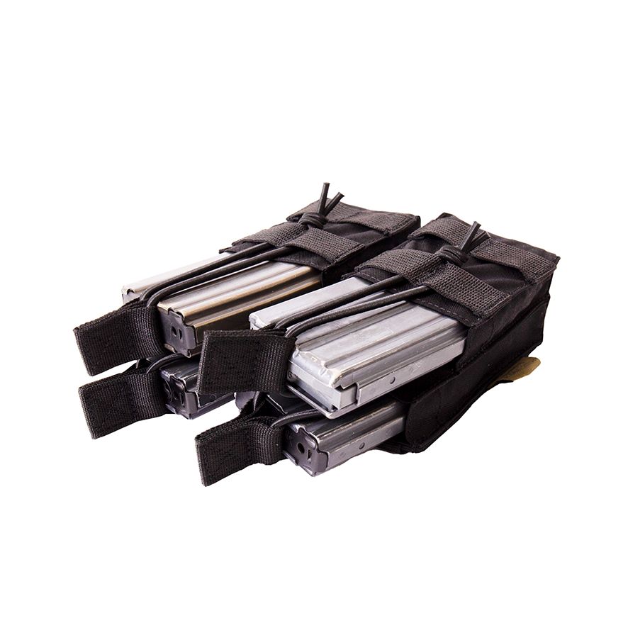 WARRIOR ASSAULT: Twin Double MOLLE Open Mag Pouch