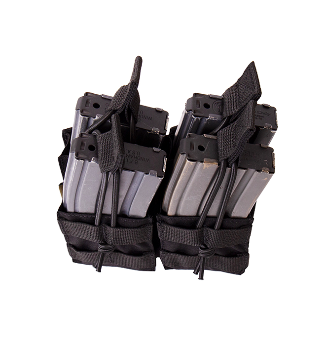 WARRIOR ASSAULT: Twin Double MOLLE Open Mag Pouch
