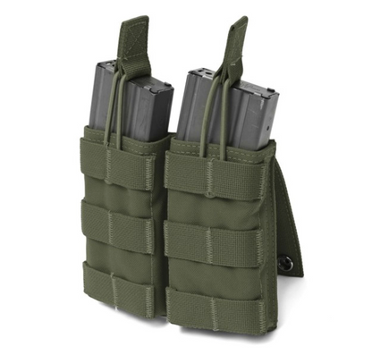 WARRIOR ASSAULT: Double MOLLE Open 5.56mm Mag Pouch