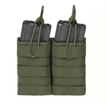 WARRIOR ASSAULT: Double MOLLE Open 5.56mm Mag Pouch
