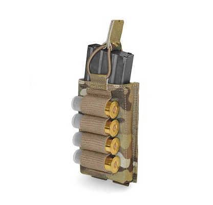WARRIOR ASSAULT: Single Open 5.56mm with Shotgun Strip and Bungee Retention