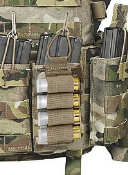 WARRIOR ASSAULT: Single Open 5.56mm with Shotgun Strip and Bungee Retention