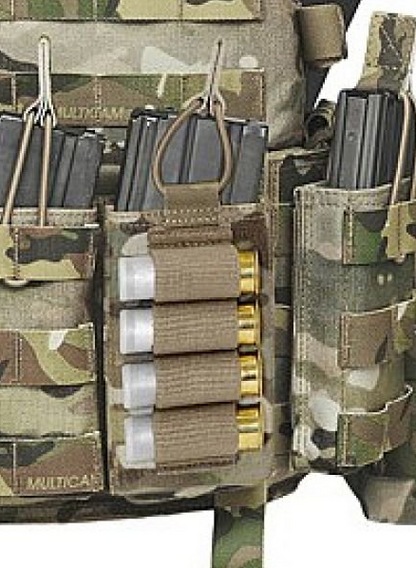 WARRIOR ASSAULT: Single Open 5.56mm with Shotgun Strip and Bungee Retention