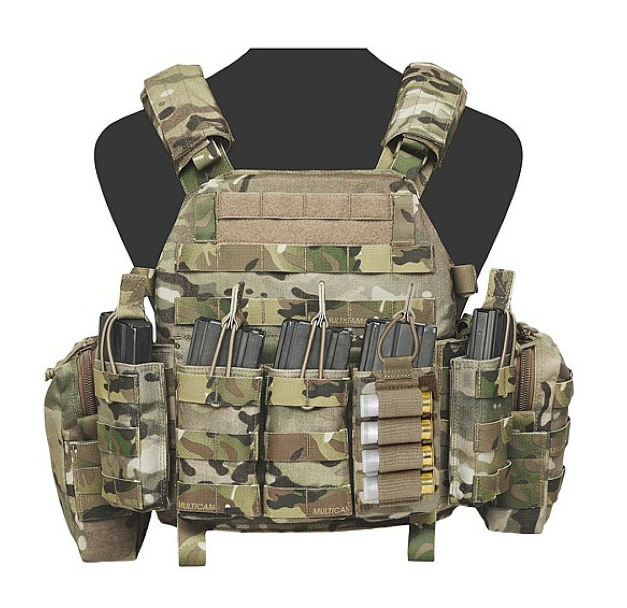 WARRIOR ASSAULT: Single Open 5.56mm with Shotgun Strip and Bungee Retention