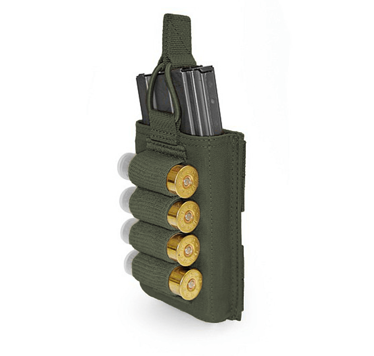 WARRIOR ASSAULT: Single Open 5.56mm with Shotgun Strip and Bungee Retention