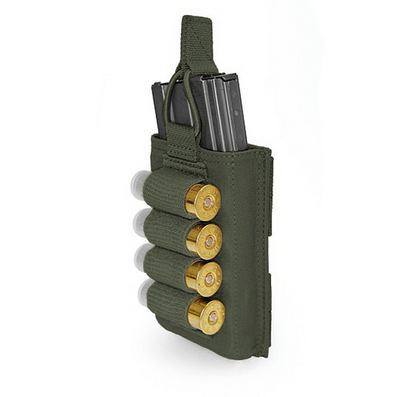 WARRIOR ASSAULT: Single Open 5.56mm with Shotgun Strip and Bungee Retention