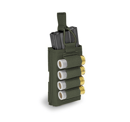 WARRIOR ASSAULT: Single Open 5.56mm with Shotgun Strip and Bungee Retention