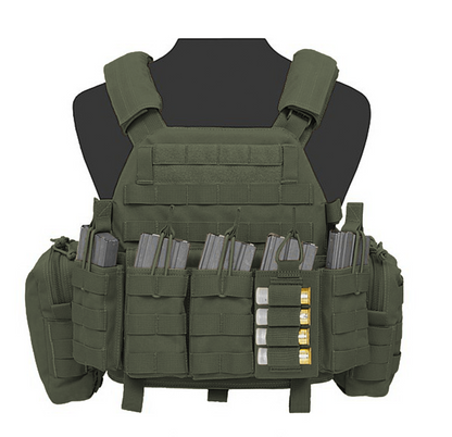 WARRIOR ASSAULT: Single Open 5.56mm with Shotgun Strip and Bungee Retention
