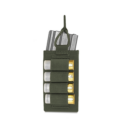 WARRIOR ASSAULT: Single Open 5.56mm with Shotgun Strip and Bungee Retention
