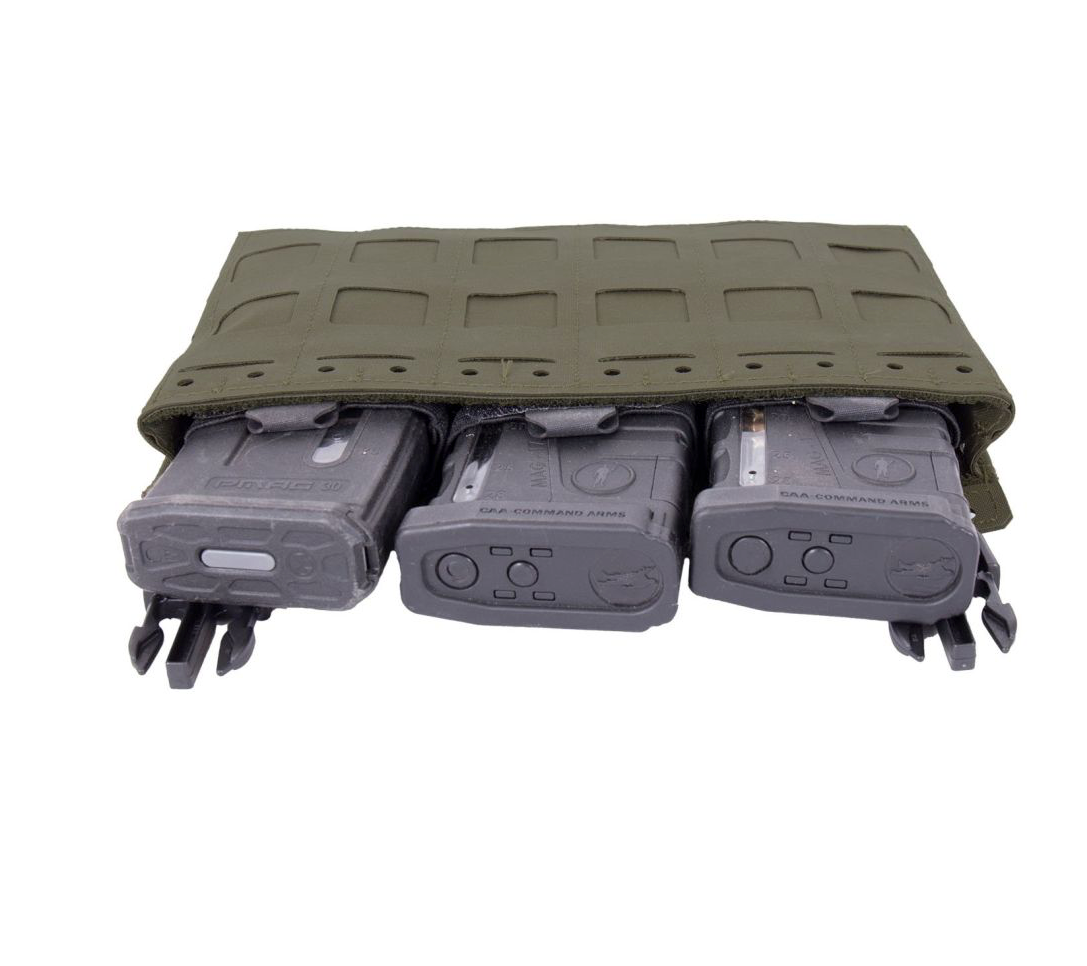 WARRIOR ASSAULT: Laser Cut Modular Chest Rig (MCR) MK1 TYPE 1 Chest Rig Delta (W-LC-MCR-H-MK1-TYPE-1) Bundle