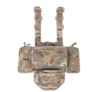 WARRIOR ASSAULT: Laser Cut Modular Chest Rig (MCR) MK1 TYPE 2 Chest Rig Delta (W-LC-MCR-H-MK1-TYPE-2) Bundle