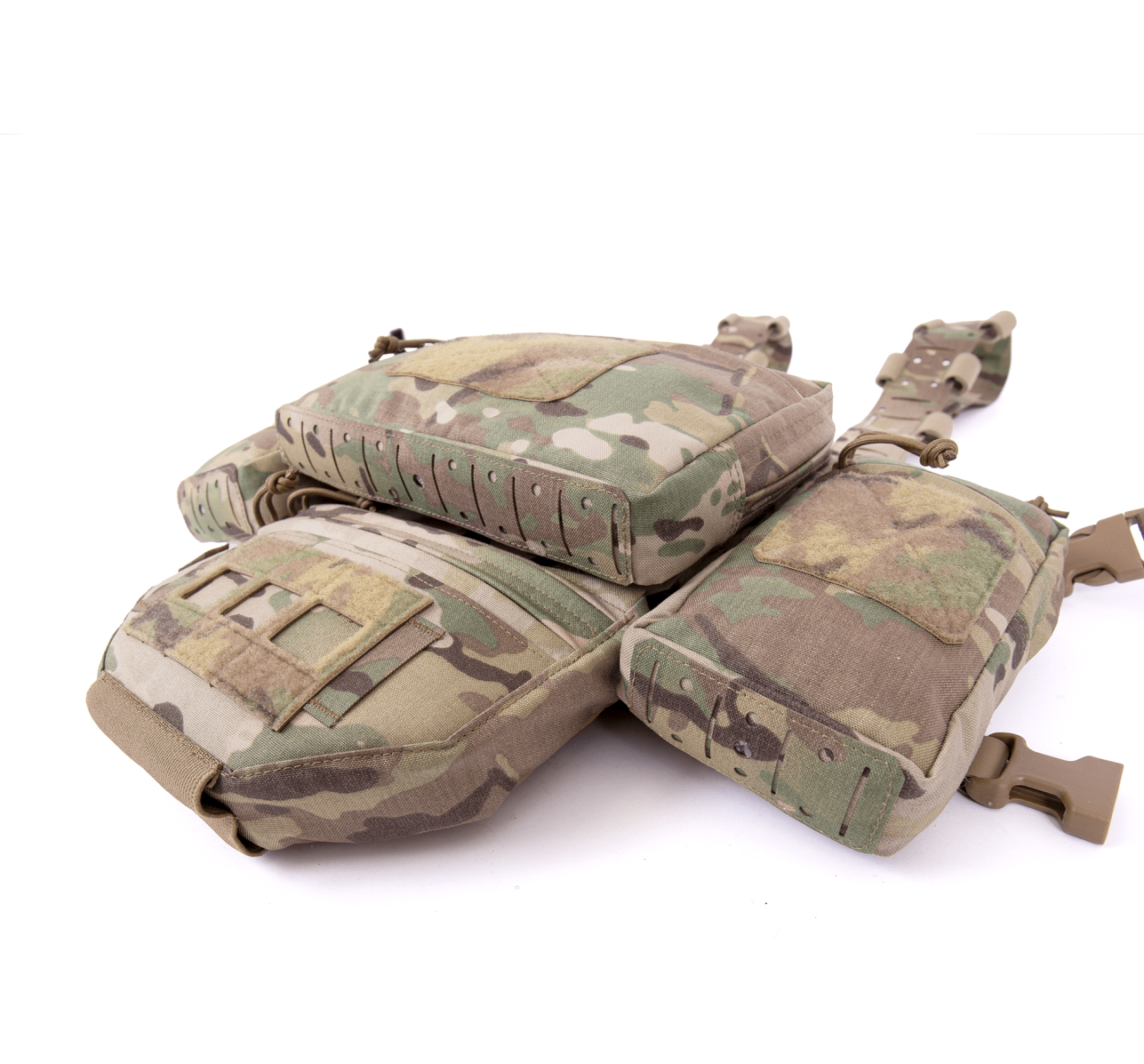 WARRIOR ASSAULT: Laser Cut Modular Chest Rig (MCR) MK1 TYPE 2 Chest Rig Delta (W-LC-MCR-H-MK1-TYPE-2) Bundle