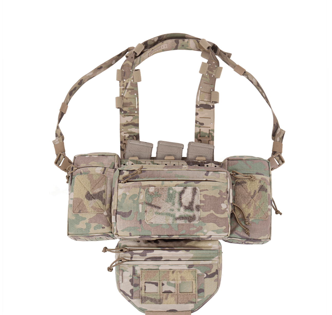 WARRIOR ASSAULT: Laser Cut Modular Chest Rig (MCR) MK1 TYPE 2 Chest Rig Delta (W-LC-MCR-H-MK1-TYPE-2) Bundle