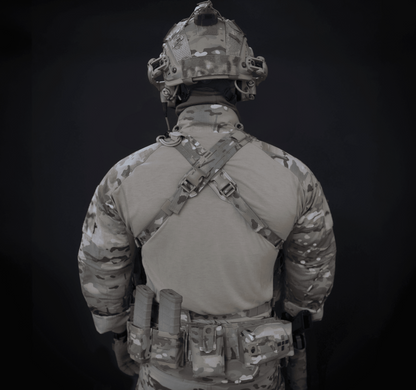 WARRIOR ASSAULT: Laser Cut Modular Chest Rig (MCR) MK1 TYPE 2 Chest Rig Delta (W-LC-MCR-H-MK1-TYPE-2) Bundle