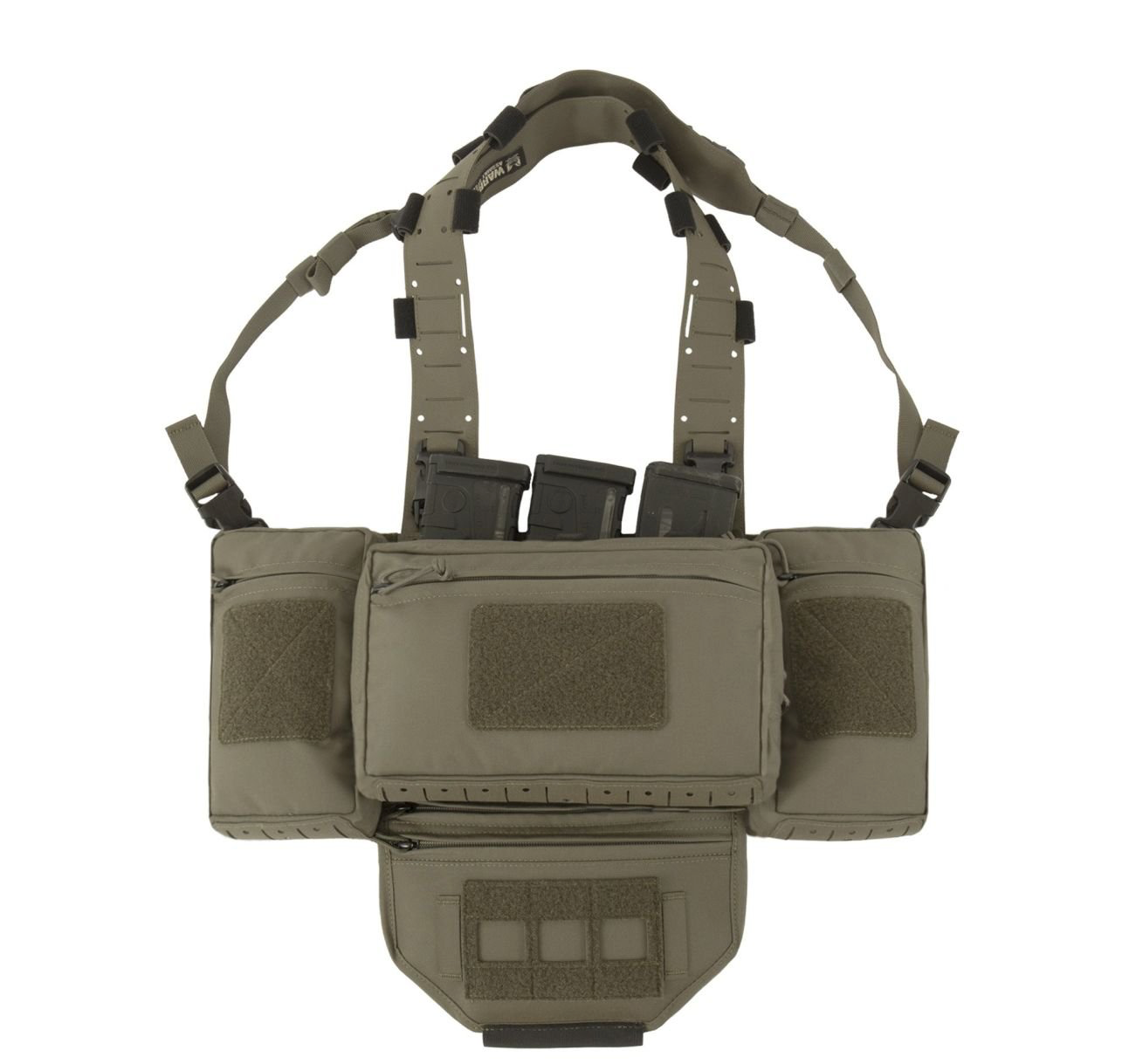 WARRIOR ASSAULT: Laser Cut Modular Chest Rig (MCR) MK1 TYPE 2 Chest Rig Delta (W-LC-MCR-H-MK1-TYPE-2) Bundle