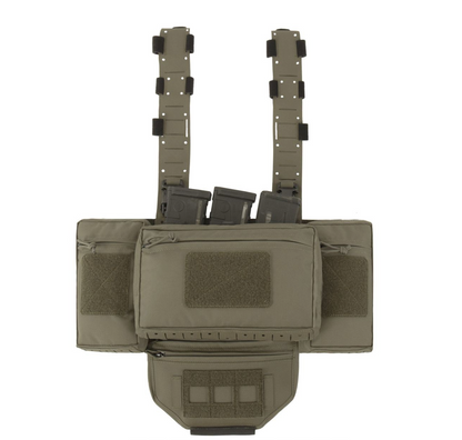 WARRIOR ASSAULT: Laser Cut Modular Chest Rig (MCR) MK1 TYPE 2 Chest Rig Delta (W-LC-MCR-H-MK1-TYPE-2) Bundle