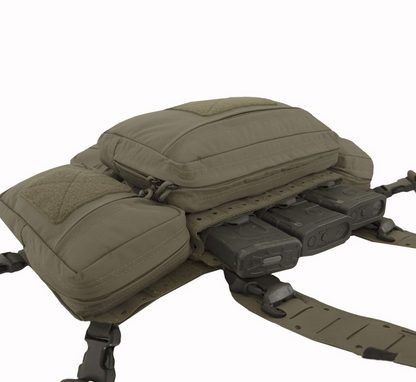 WARRIOR ASSAULT: Laser Cut Modular Chest Rig (MCR) MK1 TYPE 2 Chest Rig Delta (W-LC-MCR-H-MK1-TYPE-2) Bundle