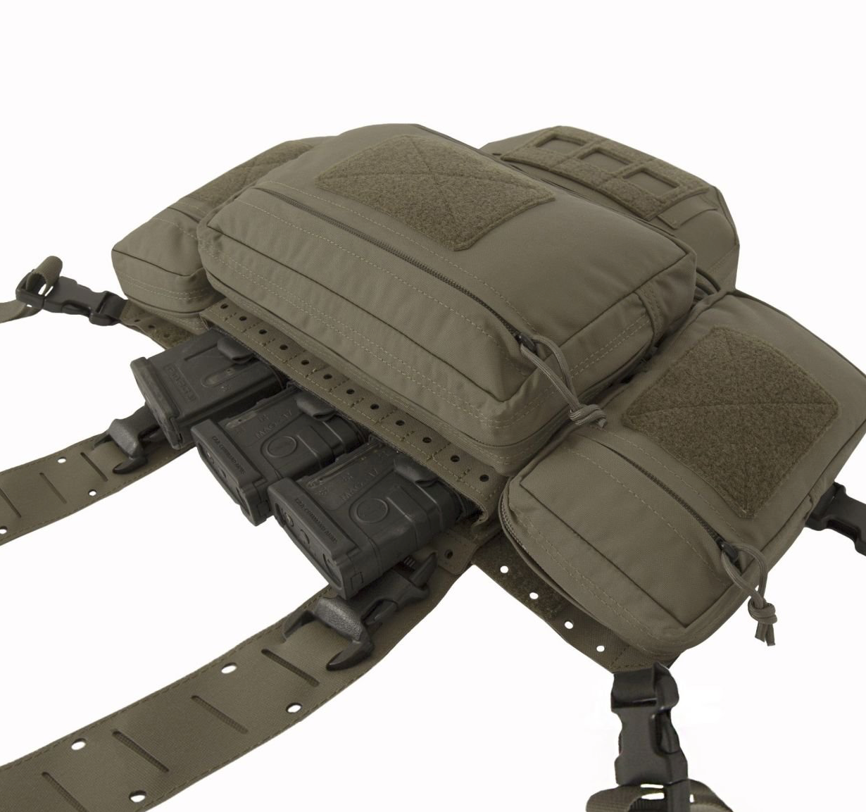 WARRIOR ASSAULT: Laser Cut Modular Chest Rig (MCR) MK1 TYPE 2 Chest Rig Delta (W-LC-MCR-H-MK1-TYPE-2) Bundle