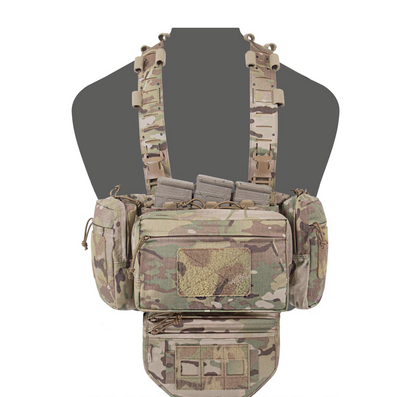 WARRIOR ASSAULT: Laser Cut Modular Chest Rig (MCR) MK1 TYPE 2 Chest Rig Delta (W-LC-MCR-H-MK1-TYPE-2) Bundle