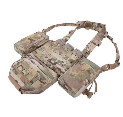 WARRIOR ASSAULT: Laser Cut Modular Chest Rig (MCR) MK1 TYPE 1 Chest Rig Delta (W-LC-MCR-H-MK1-TYPE-1) Bundle