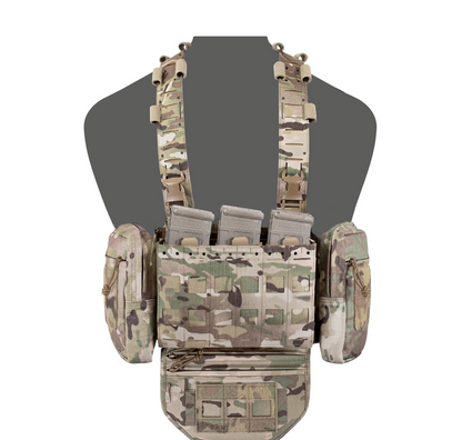 WARRIOR ASSAULT: Laser Cut Modular Chest Rig (MCR) MK1 TYPE 1 Chest Rig Delta (W-LC-MCR-H-MK1-TYPE-1) Bundle