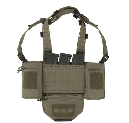 WARRIOR ASSAULT: Laser Cut Modular Chest Rig (MCR) MK1 TYPE 1 Chest Rig Delta (W-LC-MCR-H-MK1-TYPE-1) Bundle