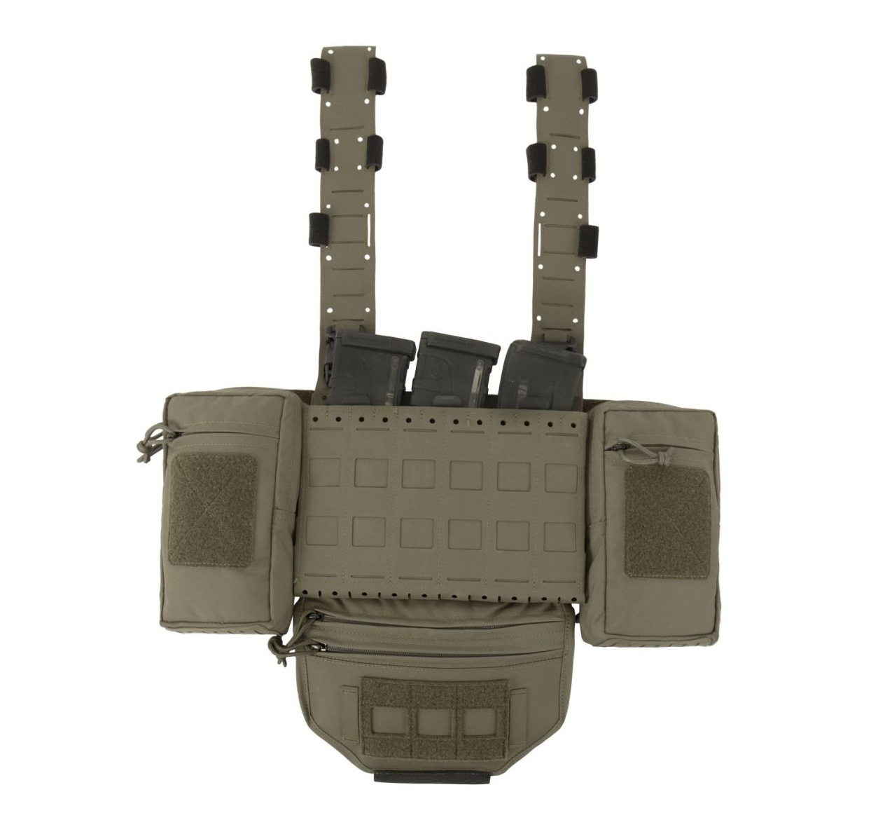 WARRIOR ASSAULT: Laser Cut Modular Chest Rig (MCR) MK1 TYPE 1 Chest Rig Delta (W-LC-MCR-H-MK1-TYPE-1) Bundle