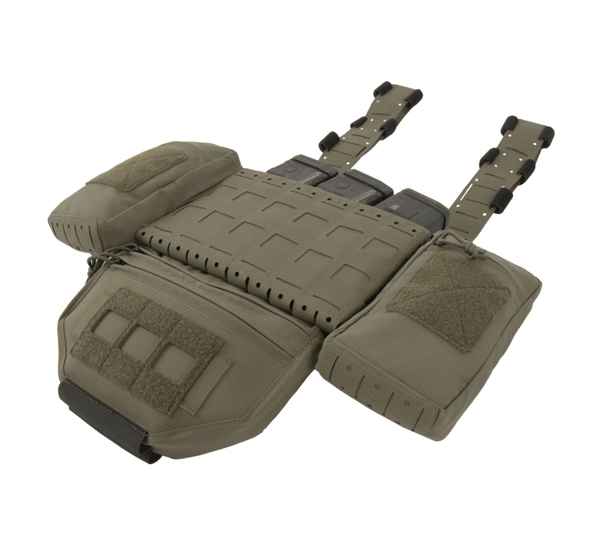 WARRIOR ASSAULT: Laser Cut Modular Chest Rig (MCR) MK1 TYPE 1 Chest Rig Delta (W-LC-MCR-H-MK1-TYPE-1) Bundle