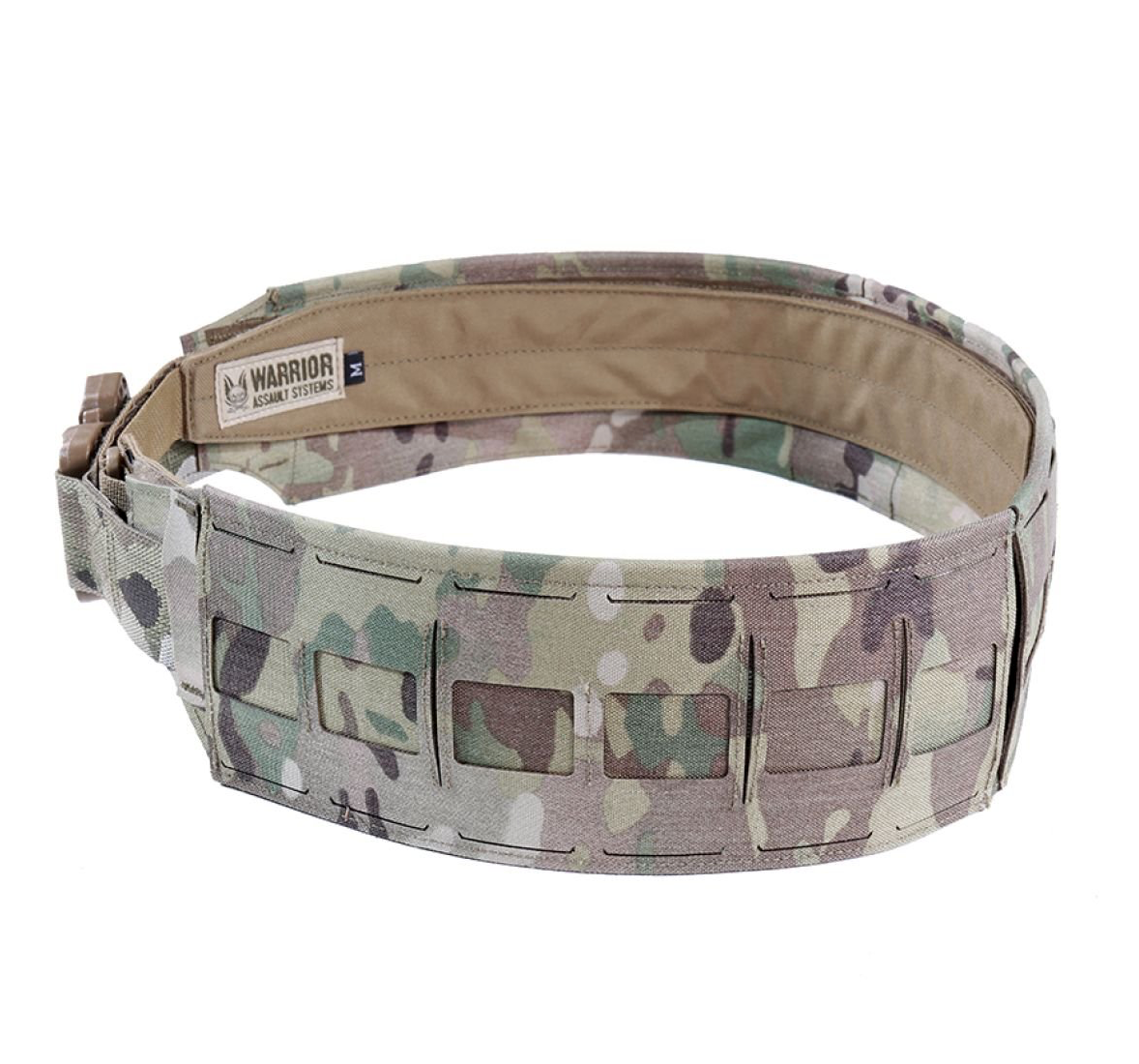 WARRIOR ASSAULT: Laser Cut Low Profile Belt with Polymer Cobra Belt Buckle