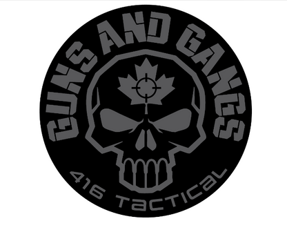 416 TACTICAL: Guns and Gangs Sticker