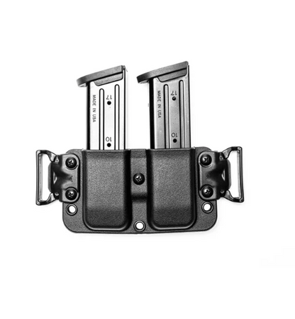 BLADE-TECH: Total Eclipse 2.0 IWB/OWB Double Mag Pouch (GLOCK 9-40)