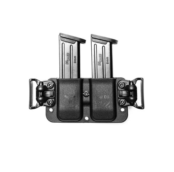 BLADE-TECH: Total Eclipse 2.0 IWB/OWB Double Mag Pouch (GLOCK 9-40)