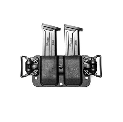 BLADE-TECH: Total Eclipse 2.0 IWB/OWB Double Mag Pouch (GLOCK 9-40)