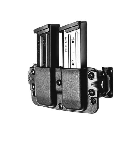BLADE-TECH: Total Eclipse 2.0 IWB/OWB Double Mag Pouch (GLOCK 9-40)