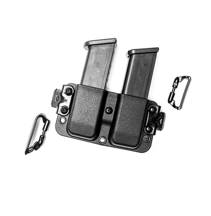BLADE-TECH: Total Eclipse 2.0 IWB/OWB Double Mag Pouch (GLOCK 9-40)