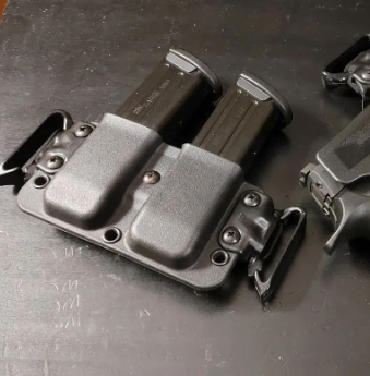 BLADE-TECH: Total Eclipse 2.0 IWB/OWB Double Mag Pouch (GLOCK 9-40)