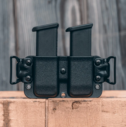BLADE-TECH: Total Eclipse 2.0 IWB/OWB Double Mag Pouch (GLOCK 9-40)