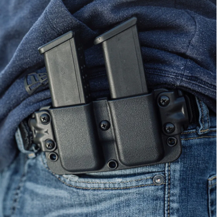 BLADE-TECH: Total Eclipse 2.0 IWB/OWB Double Mag Pouch (GLOCK 9-40)