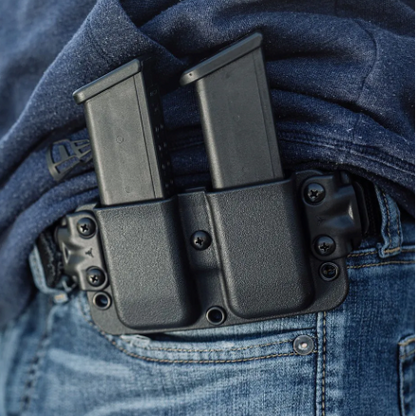 BLADE-TECH: Total Eclipse 2.0 IWB/OWB Double Mag Pouch (GLOCK 9-40)