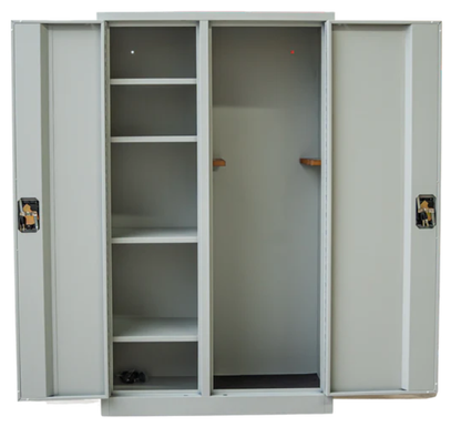 CRAFT METAL FURNITURE: Gun Security Cabinet, Double Door (Dimensions: 55"h x 32"w x 10"d)