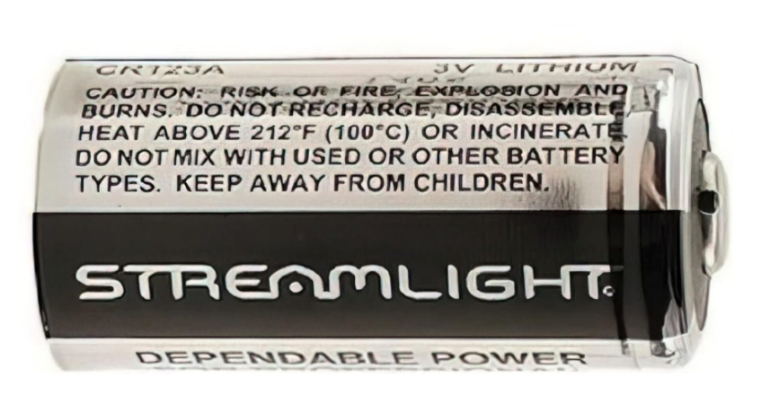 Streamlight - Piles au lithium CR123A (paquet de 12)