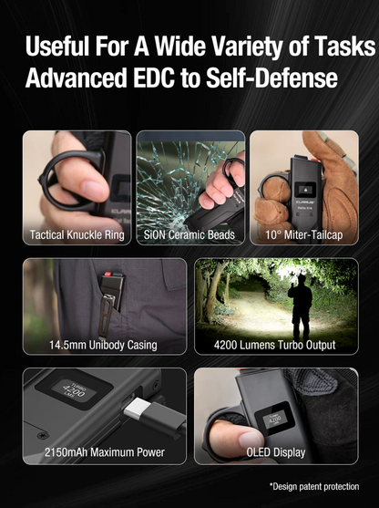 KLARUS: FlatTac X1, Ultra Slim Tactical Flashlight